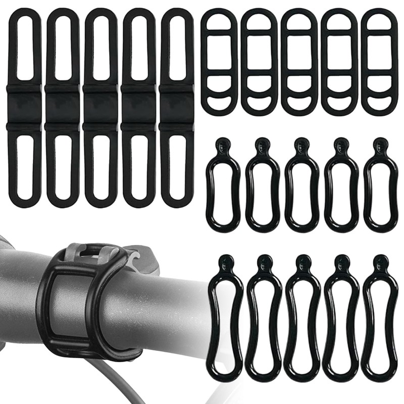 Light Silicone Straps, Cycling Rubber Mount Band