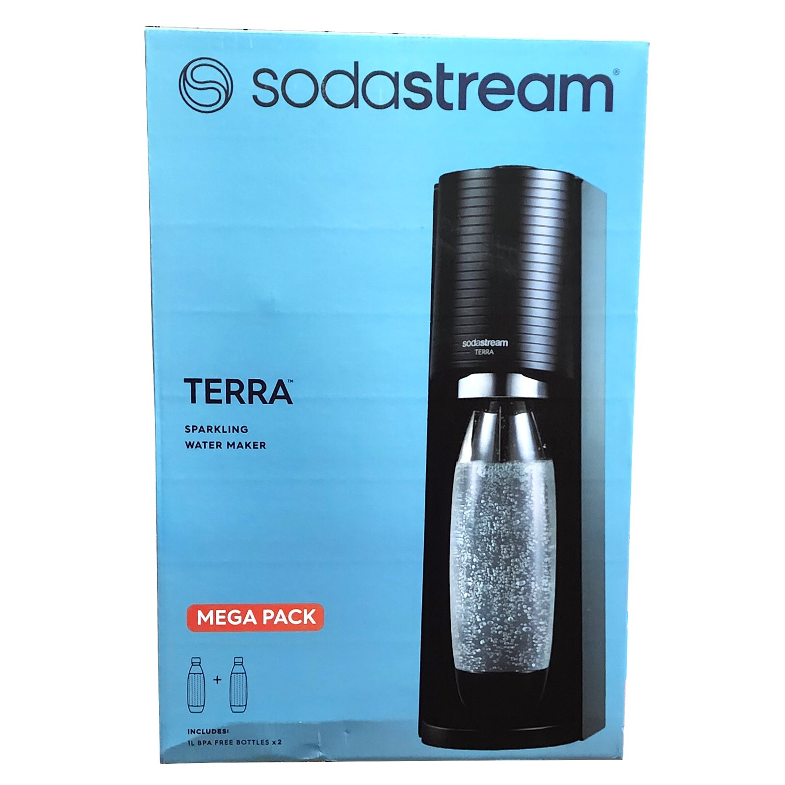 調理器具 SodaStream SPIRIT mega pack SodaStream Spirit Mega Pack 60L Sparkling Water/Soda Maker