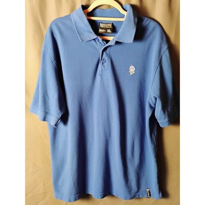VTG Southpole Polo Shirt Men's XL Blue Short Sleeve Embroidered Y2K