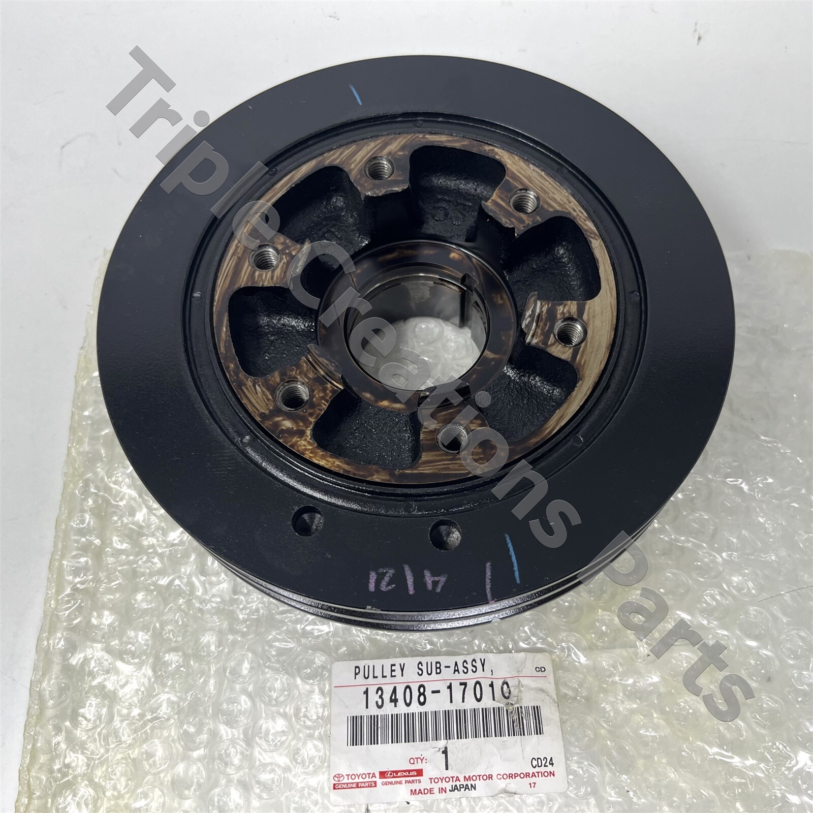 achan　0710 13408-17010 TOYOTA GENUINE Land Cruiser PULLEY, CRANKSHAFT