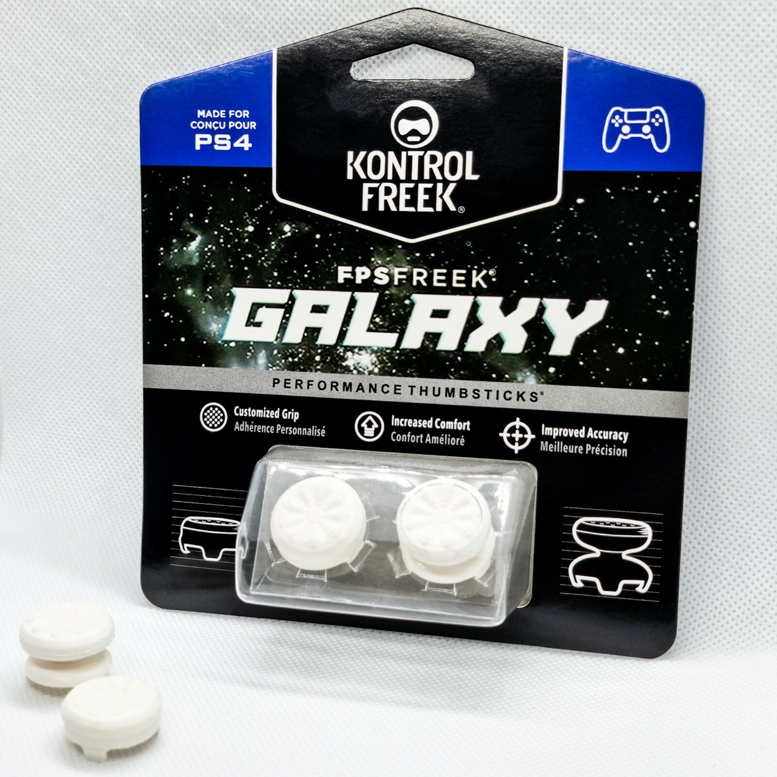 KontrolFreek PlayStation Controller Thumbstick Grip Aufsätze Galaxy PS4 PS5 OVP