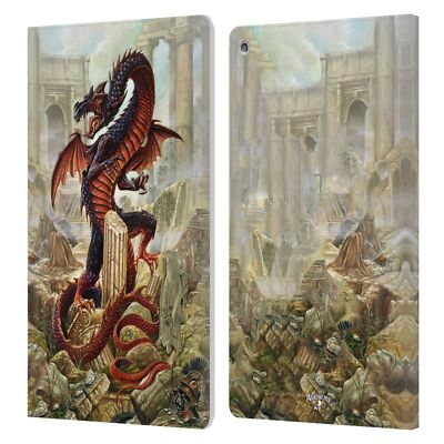OFFICIAL ALCHEMY GOTHIC DRAGON LEATHER BOOK WALLET CASE COVER FOR AMAZON FIRE