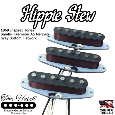 Tone Hatch Handwound Stratocaster Pickups-1969-Hand Wound Strat-Made 2 Order