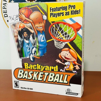 Backyard Basketball Game PC Windwos - Factory Sealed New In Box - CD-ROM