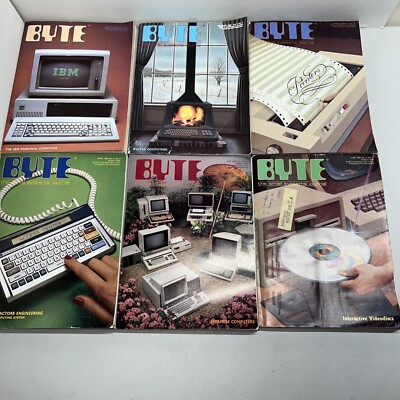Vintage BYTE Small Systems Journal Volume 7  1982 Computer Magazine 6 Issues