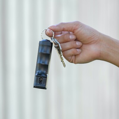 3 Police Magnum Pepper Spray 1/2oz BLACK Flip Top Keychain Defense Newest Model