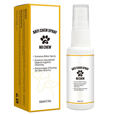 No Chew Spray Dog Cat Puppy No Bite Chewing Spray Bitter Spray 50ml