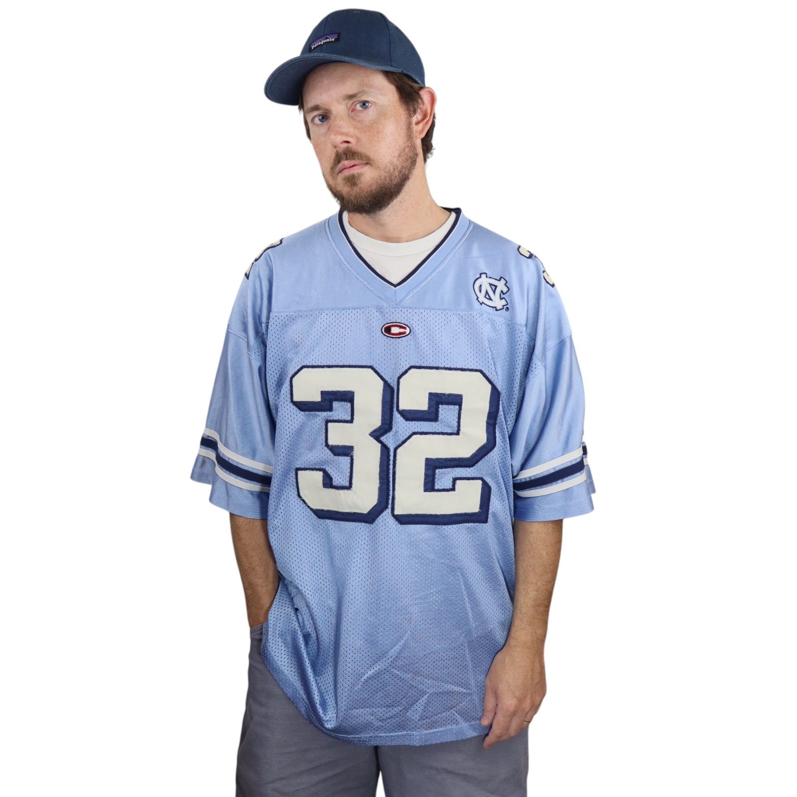 Colosseum “ UNC “ ジャージ 3XL フットボールユニフォーム VTG Colosseum North Carolina Tar Heels Jersey Mens XL Blue UNC