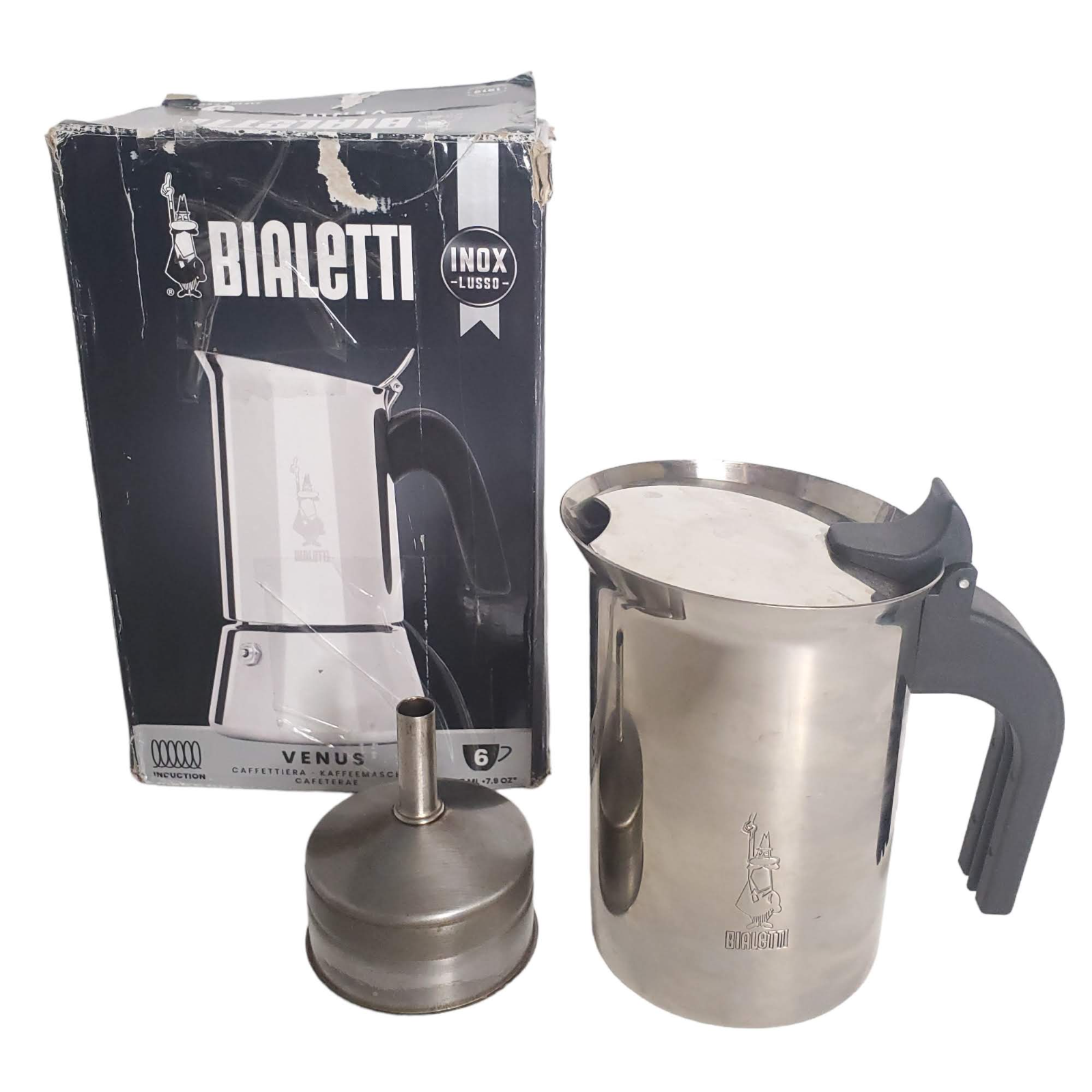 Bialetti Venus 6 Cup Induction Capable Stovetop Espresso Mak