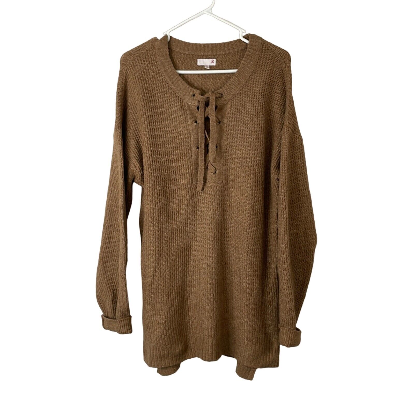 トップス SOL x FUC All around Knit Sweater(Brown) relaxed knitted sweater - Dark Brown | Weekday WW