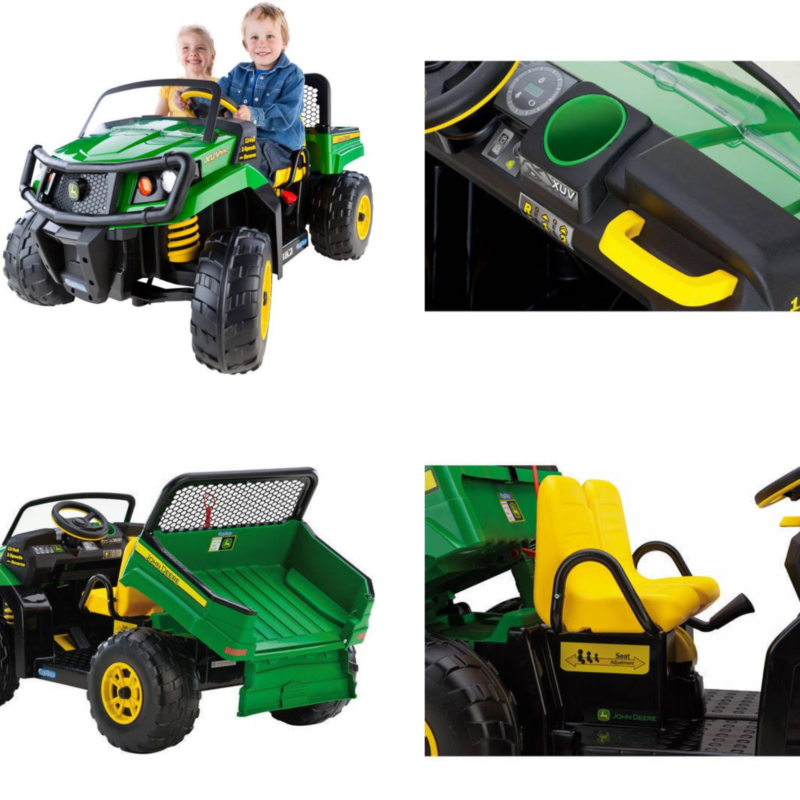 Tractor eléctrico para niños 12v