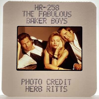 35mm Slide The Fabulous Baker Boys 80s Movie Michelle Pfeiffer Vtg Publicity #7