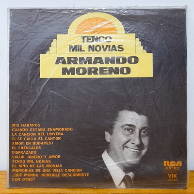 TENGO MIL NOVIAS - ARMANDO MORENO Y SU CONJUNTO - TANGO - LP -  TESOROS