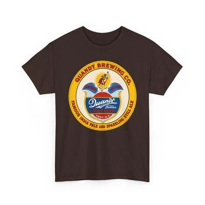 Quandt Brewing Co Troy NY India Pale Lager Still Ale 1930s Retro Beer T-Shirt