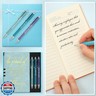 Resurhang 5 Pcs Employee Appreciation Gift Leather Journal Notebook 3 Ballpoint Pens with Box Thank You for Boss Nurse Medical Assistant Lady Coworker Teacher Social Worker Volunteer(Blue)