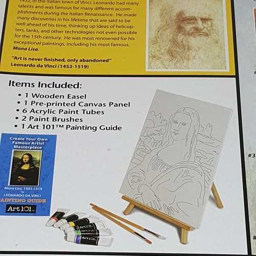 Купить Рисунки по размерам Art 101 Mona Lisa Leonardo da Vinci Paint/by