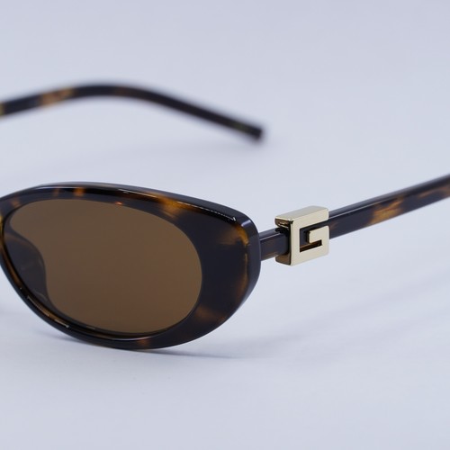 Pre-owned Gucci Gg1680s 004 Havana/brown 52-17-140 Sunglasses Authentic