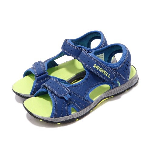 Сандалии Merrell Panther Blue Volt Green Kid Дошкольная уличная обувь MK261236