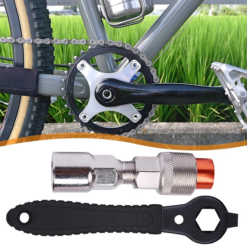 Bicycle Crank Puller Wheel Remover Extractor Pedal Tool Road Mountain Bike MTB