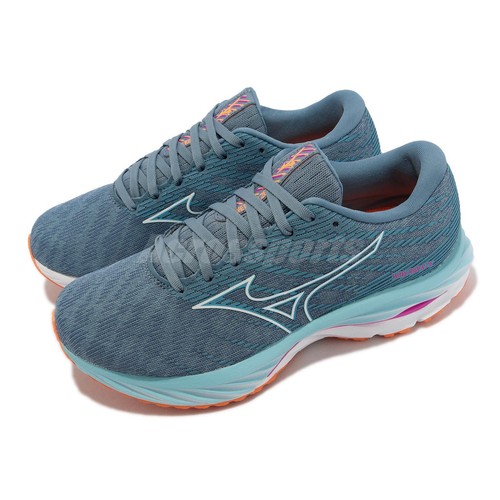 

Женские беговые кроссовки Mizuno Wave Rider 26 Super Wide Blue White J1GD2206-71, Синий, Wave Rider 26 Super Wide