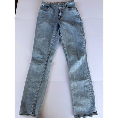 Abercrombie & Fitch Curve Love 90s Slim Straight Ultra High Rise Jeans 27 4