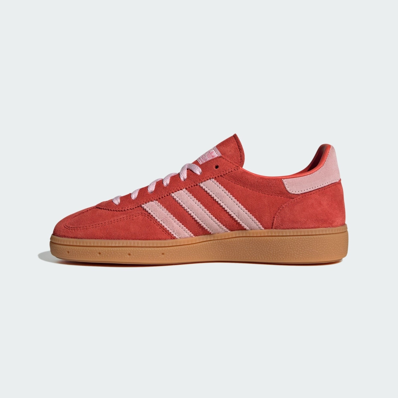 Pre-owned Adidas Originals Wmns Handball Spezial Bright Red Pink Ie5894 Women's Size