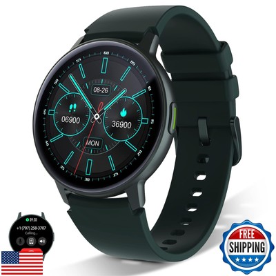 Smart Watches for Men Women with Answer/Make Calls, 1.3'' AMOLED Smartwatch fo