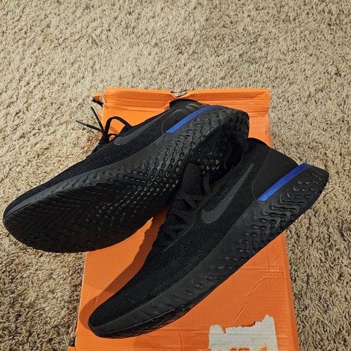 nike epic react blue black