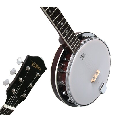 Banjo BJ6-6-saitiges, Mensur 65,8cm, Remo Weatherking-Fell,Randeinlagen,by MSA!n