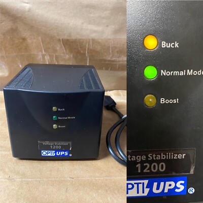 OPTI-UPS SS1200 6 Outlet Indoor Voltage Regulator Stabilizer 120V AC 5.5A 660W