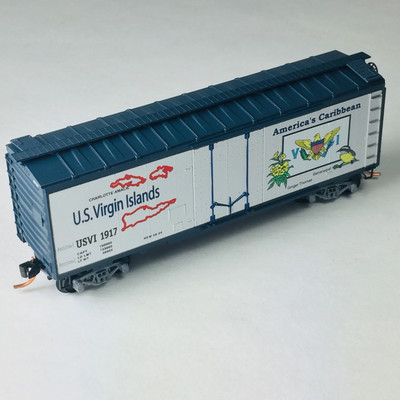 Micro-Trains MTL N Special Run US Virgin Islands 40' Box Car NSC0472 BSB314