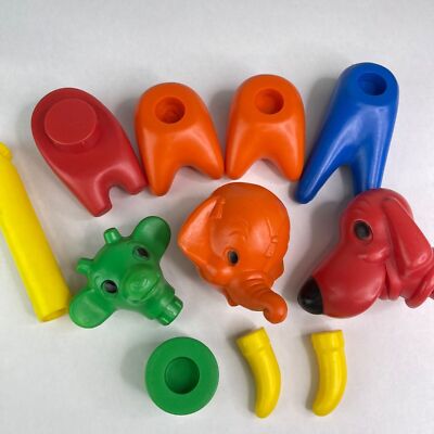 Tupperware Toys Zoo It Yourself Replacement Pieces Elephant Dog Giraffe