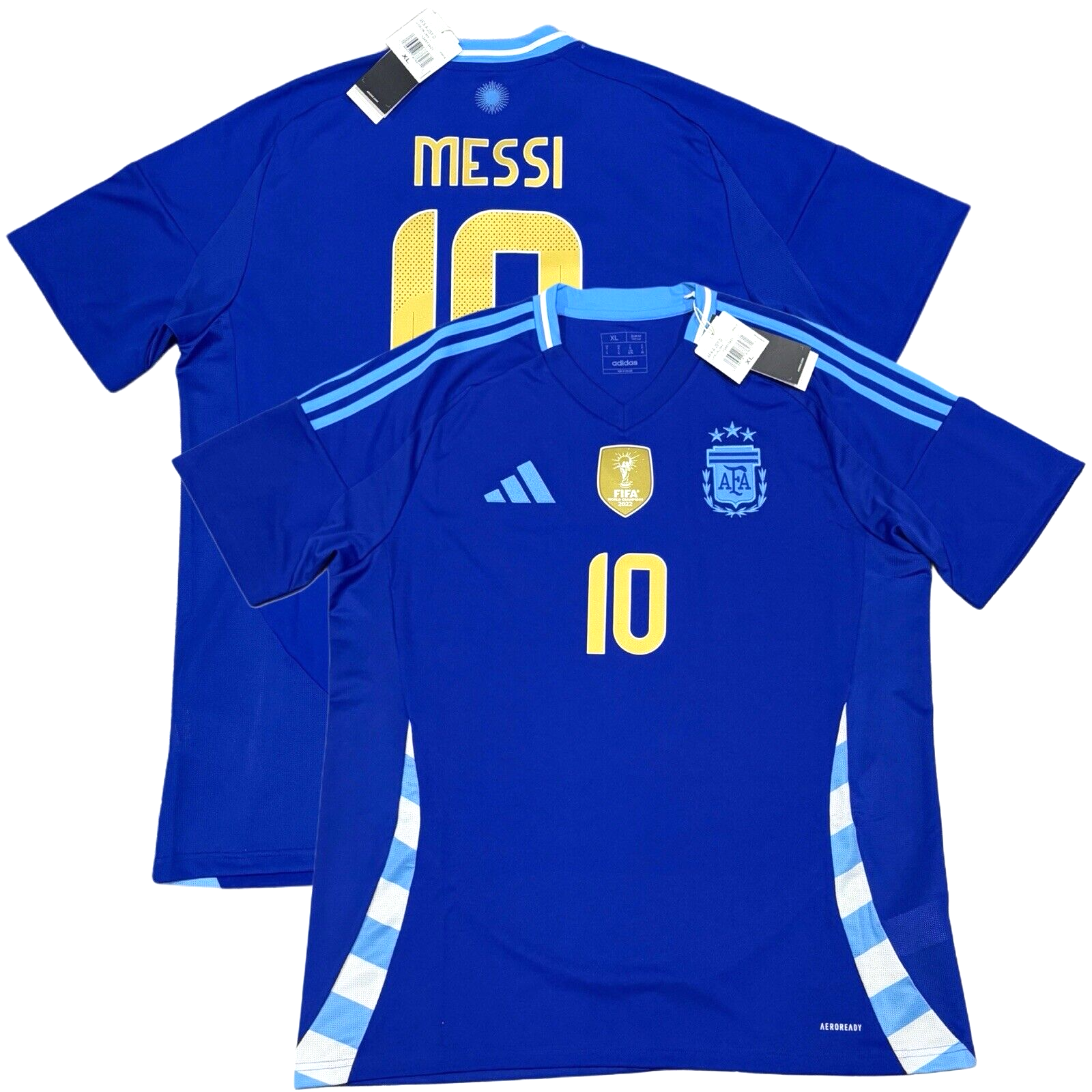 adidas MESSI サッカーユニフォーム　XL 2024/25 Argentina Away Jersey #10 Messi XL Adidas Copa