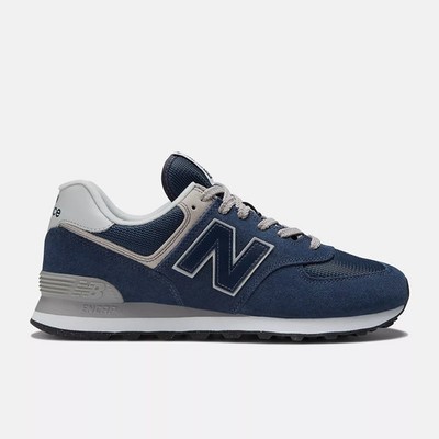 100% AUTHENTICMen's New Balance 574 Core Navy/White Classics Sneaker Shoes NIB