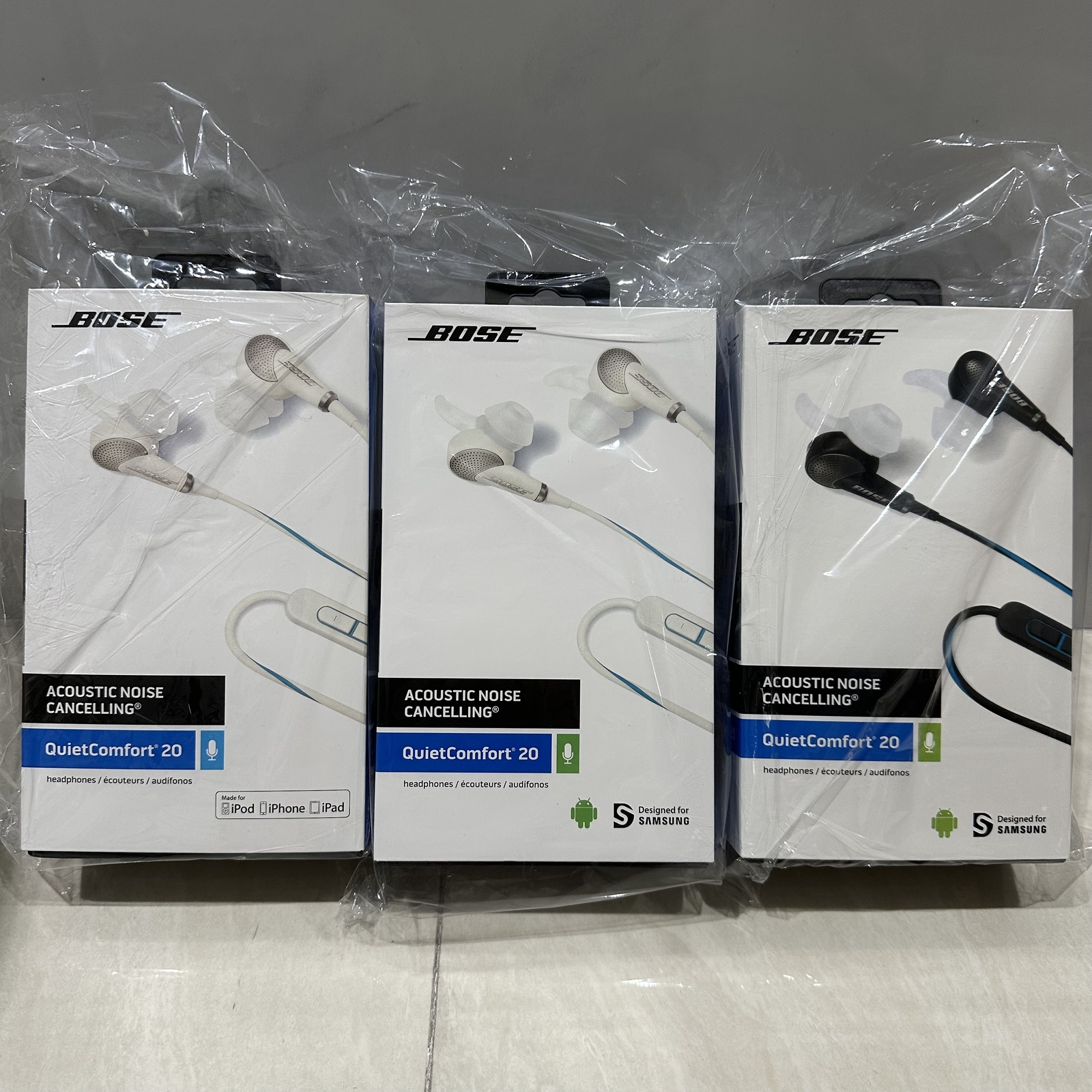 US BOSE QuietComfort20 Noise Cancelling In-Ear Acoustic Head