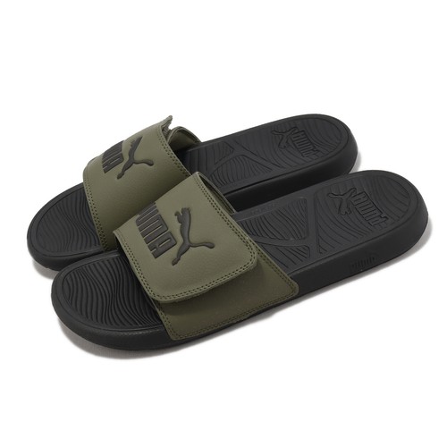 

Мужские повседневные сандалии Puma Cool Cat 2.0 V BX Olive Black Slip On LifeStlye 389112-05, Зеленый, Cool Cat 2.0 V Bx