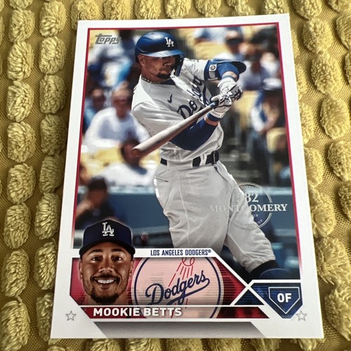 TOPPS MLBカード STADIUM CLUB MOOKIE BETTS DODGERS 23/50 #218 送料無料 中古 IT2 2023 Topps Montgomery Club Mookie Betts #50 Los Angeles