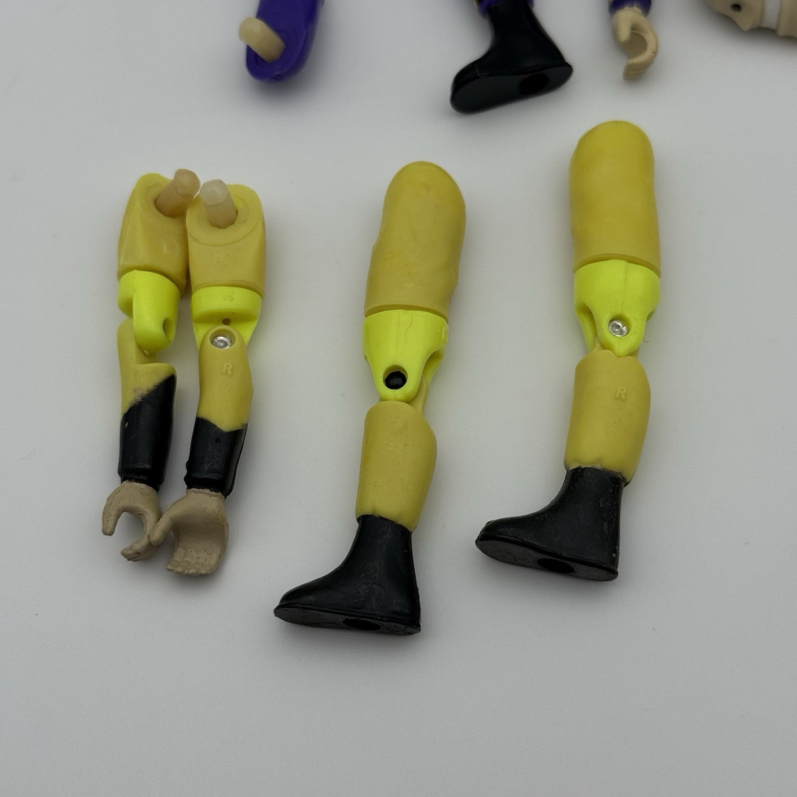 Vintage Tyco Crash Dummies Test Figures Accessories Body Parts Heads Arms Legs