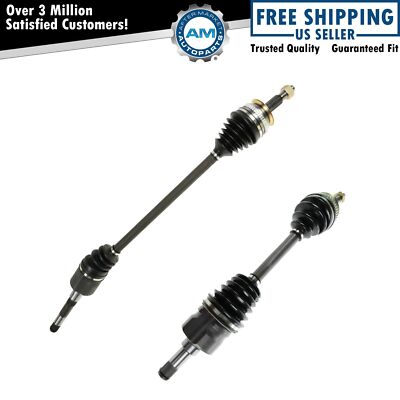 Front CV Axle Shaft Left & Right Pair Set 2 For Voyager Caravan Town & Country
