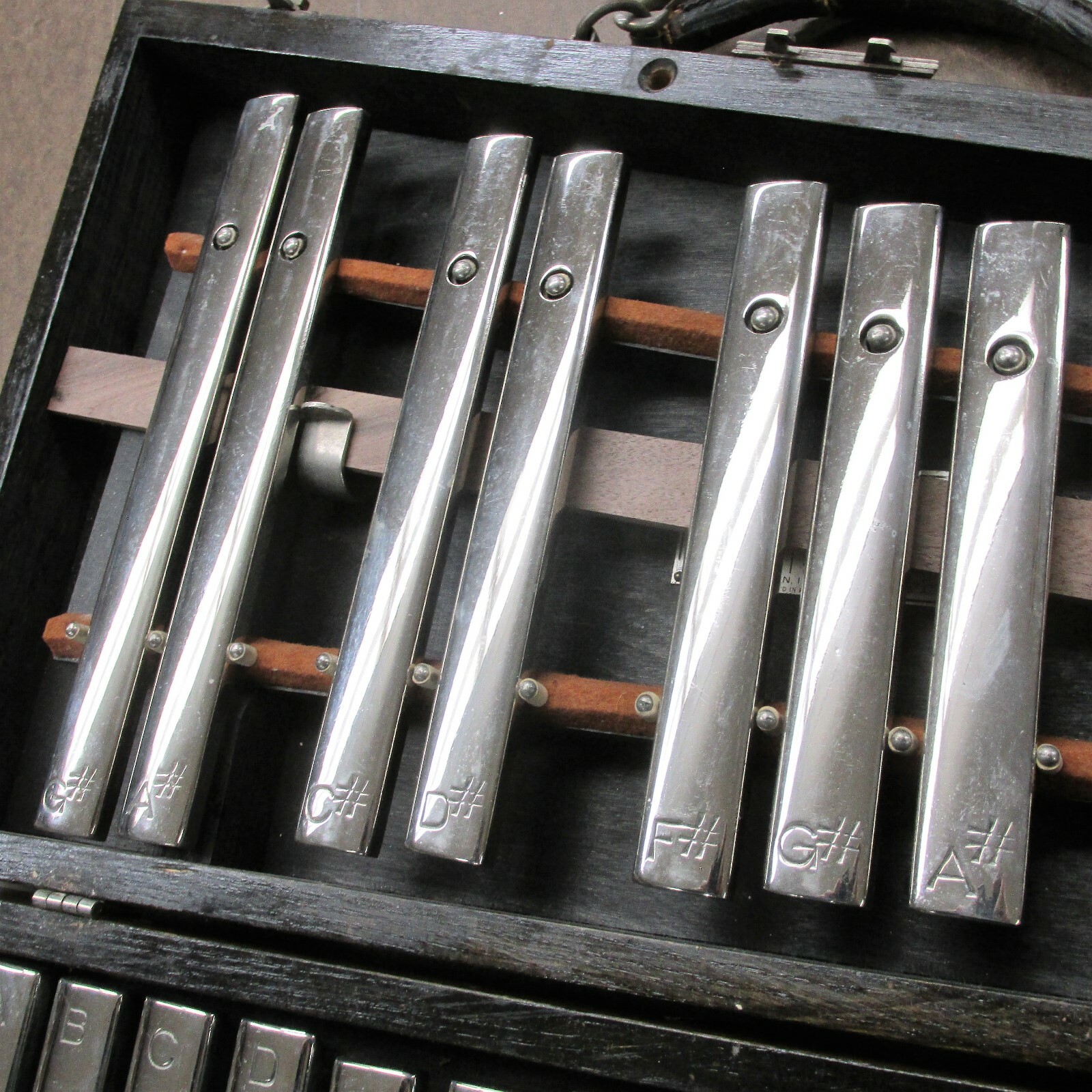 Vintage Deagan Roundtop Orchestra Bells #1120 1908 A=440