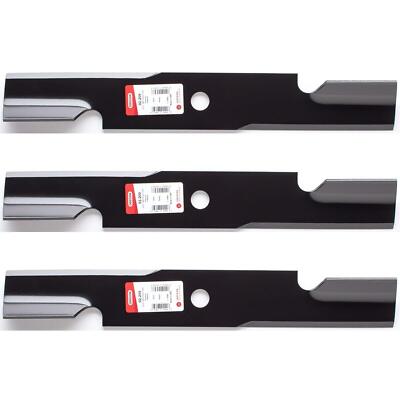 3 PACK OREGON 92-209 HIGH LIFT BLADES FOR EXMARK 60'' RADIUS X-SERIES