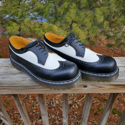 Dr. Martens Men's 3989 BEX Rogue Chunky Black & White Smooth Dr. Martens Men's 3989 BEX Rogue Chunky Black & White Smooth