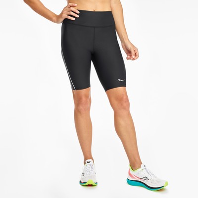 

Женские байкерские шорты Saucony Fortify 8 дюймов, черные, Черный