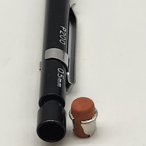 Scripto P200 0.5 Ultra Thin Lead Mechanical Pencil Black Vintage 