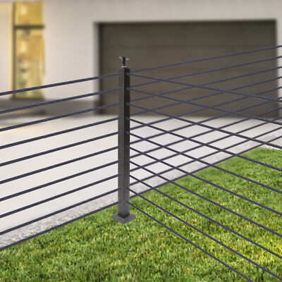 Modern 36''x2''x2'' Stainless Steel Cable Pre-Drilled Railing Post Corner Post