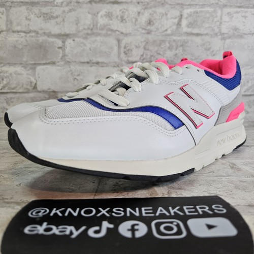 New Balance 997H Classic White Laser Blue Pink Sneakers