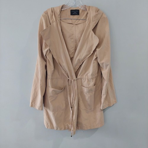 Love Tree Lightweight Jacket Large Golden Tan open front