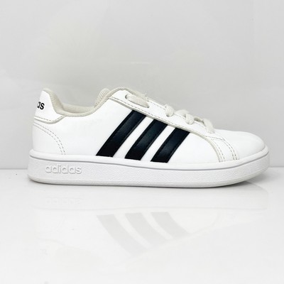 

Adidas Boys Grand Court EF0103 Белая повседневная обувь Кроссовки Размер 10.5K, Белый, Grand Court