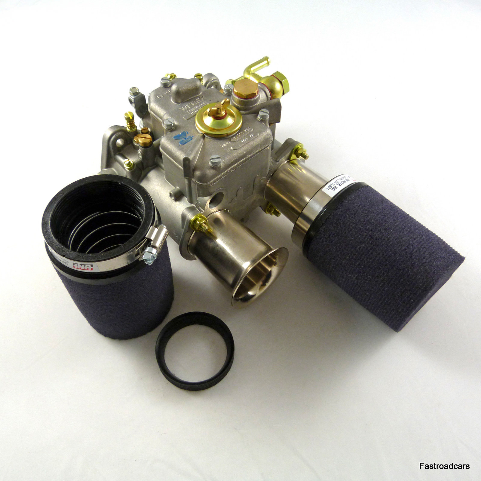 WEBER 45 DCOE CARB/CARBURETTOR AIRHORNS/RAMPIPES AIR FILTER SOCKS PAIR