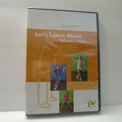 Let's Learn Music Volume 2 Video  (DVD, 2006, K 12) Home School Pitch Tempo New